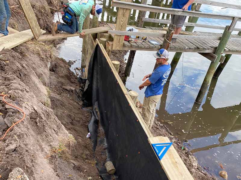 Seawall Repair in Alvin, TX