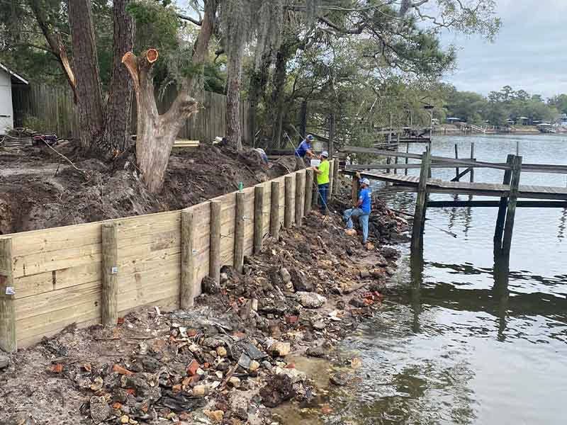 Seawall Repair in Alvin, TX